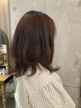 ミディアム カラー 透明感カラー🫧 nanohaのヘアスタイル
