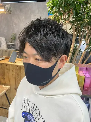 メンズ 【.ico】心斎橋/ ウルフ/飛田ゆうきのヘアスタイル