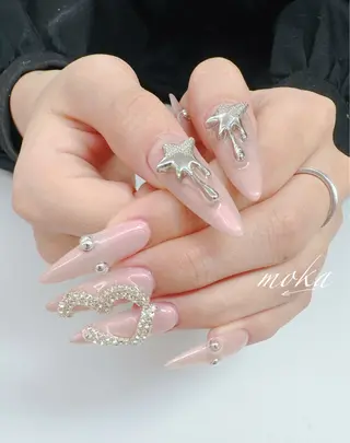 ネイル 胡蝶蘭レディースサロ ンNailMOKAのネイルデザイン