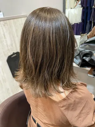 ミディアム ヘアアレンジ 【艶カラー⠀】坂東 要のヘアスタイル