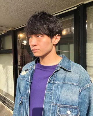 ヘアアレンジ メンズ ainico+所属・メンズ特化✂️栗原 侑也のヘアスタイル