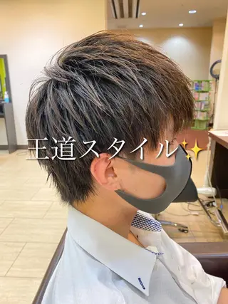 ショート メンズ 年間2000名担当◎ パーマ職人/仲原佑樹のヘアスタイル