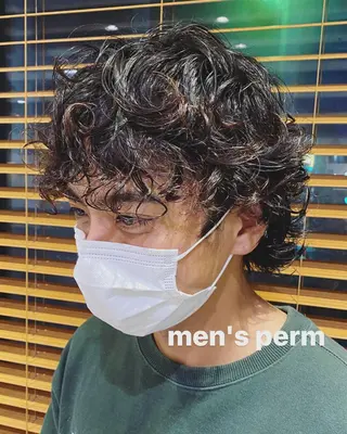 パーマ メンズ パーマ指名No1 /namiのヘアスタイル