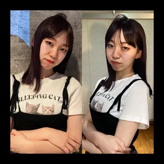 ミディアム カラー mai / linoah˚✧のヘアスタイル