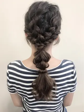 ロング ヘアアレンジ 沢田 瞳のヘアスタイル
