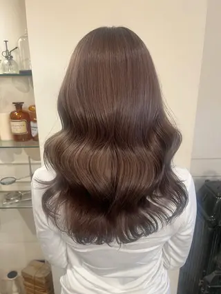 セミロング カラー ROVER所属・美咲🤎 /艶カラー /ハイライトカラーのヘアスタイル