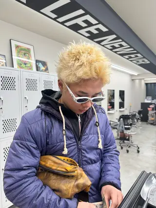 メンズ 優菜/ メンズパーマのヘアスタイル