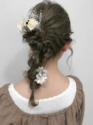 ロング カラー GLROW haruhiのヘアスタイル