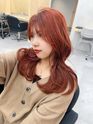 セミロング カラー 🪞上品で可愛い韓国 ヘア🪞Rikutoのヘアスタイル