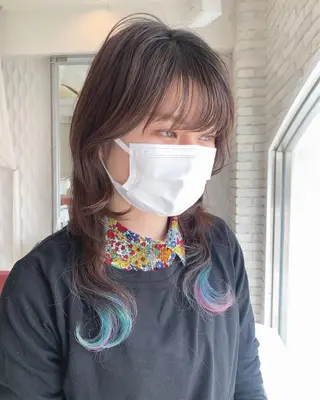 ロング ⭐️レイヤーカット 大人気　三澤康司⭐️のヘアスタイル