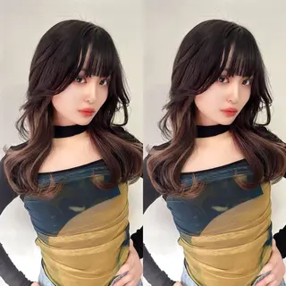 ミディアム 韓国ヘア/髪質改善 TAKAHIROのヘアスタイル