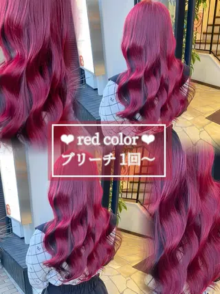 ロング カラー RINOSHORES所属・yume🫧 ハイトーン/ブリーチのヘアスタイル