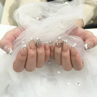 ネイル ＿WHITE+南海難波店所属・_WHITE+ 南海難波店のネイルデザイン