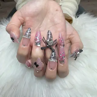 ネイル 🎀nana🫧 ワンホンネイル🎀のネイルデザイン