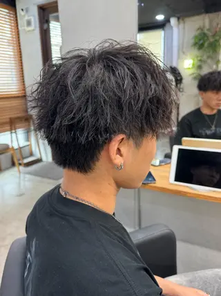 メンズ アキト/ メンズ/透明感暗髪のヘアスタイル