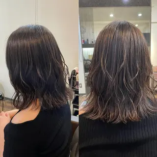 ミディアム カラー Leggu所属・木田 智大のヘアスタイル