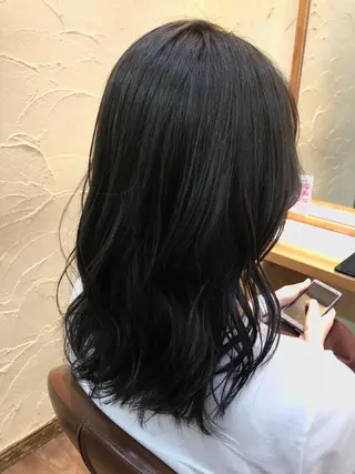 セミロング カラー ✨🌿大人可愛い愛さ れhair🌿✨松本のヘアスタイル