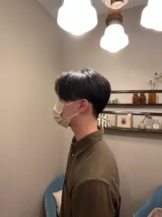 ショート メンズ Masaki ブリーチカラーのヘアスタイル