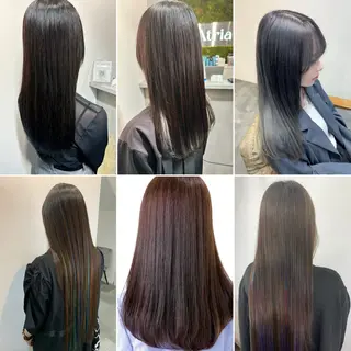 セミロング カラー メンズ特化✨パーマ Atria横浜コンダのヘアスタイル