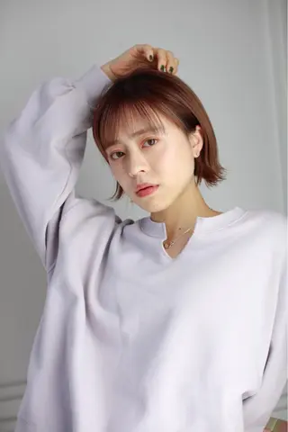ショート La fith hair rond 立川店所属・kyosuke 透明感カラーのヘアスタイル