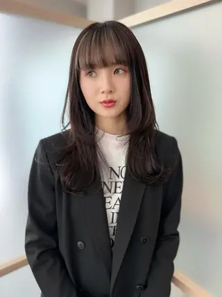 ロング カラー ヘアアレンジ 女性スタイリスト専門サロン Zina 天神所属・NANA／trend style🕊🍑のヘアスタイル