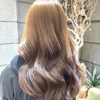 セミロング カラー 学生人気no.1 🦋ナツミのヘアスタイル