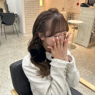 ロング ヘアアレンジ Memories所属・🧣艶カラー・ヘア セット Chie🧸のヘアスタイル