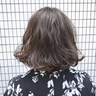 ショート カラー ブリーチなしで透明感 艶カラー【Ryo】のヘアスタイル