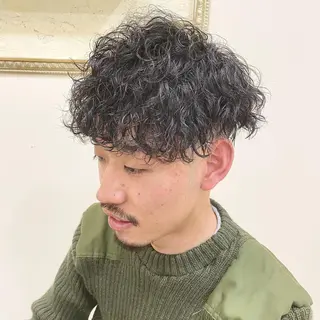 パーマ メンズ 年間2000名担当◎ パーマ職人/仲原佑樹のヘアスタイル