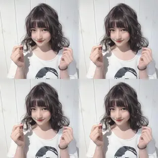 ミディアム プルエクステ 🖤MIYUのヘアスタイル