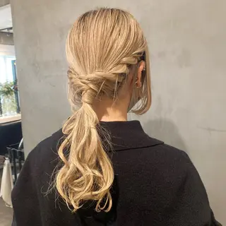 セミロング ヘアアレンジ デザイン/アレンジ ❤︎イシイレイのヘアスタイル