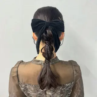 ミディアム ヘアアレンジ #tag 佐藤璃美のヘアスタイル