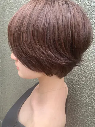 ショート カラー MIRUCO by KURAKU所属・⭐️ハイトーンカラー ⭐️メンズパーマ達成のヘアスタイル