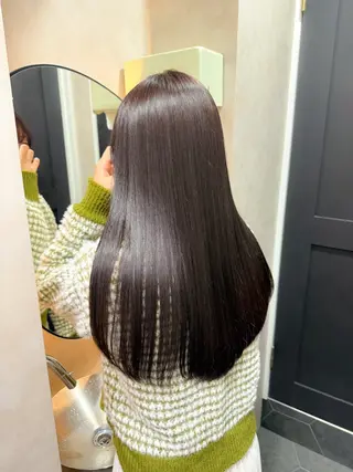 セミロング カラー 🪐レイヤー/美髪 カラー/加野彩果🪐のヘアスタイル