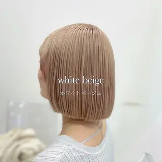 セミロング カラー ハイトーン/ダブルカ ラー/RINKA🎀のヘアスタイル