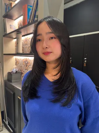 ロング み うのヘアスタイル