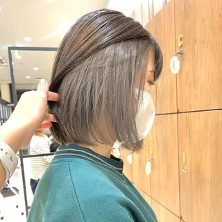 ミディアム カラー アカネ/暖色カラー /ボブ🪐🧡のヘアスタイル