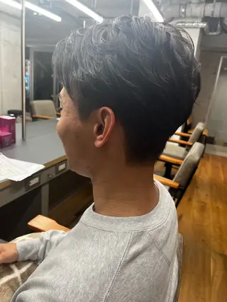 パーマ メンズ ROSSO Hair＆SPA  香椎宮前店所属・SHIINA 香椎宮前店のヘアスタイル
