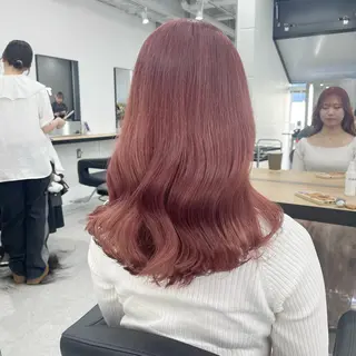 ロング 盛れる暖色🎀ガーリ ーヘア🎀きっかのヘアスタイル