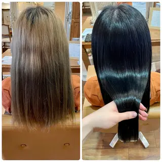 セミロング 中村咲月/髪質改善 /耳つぼジュエリーのヘアスタイル