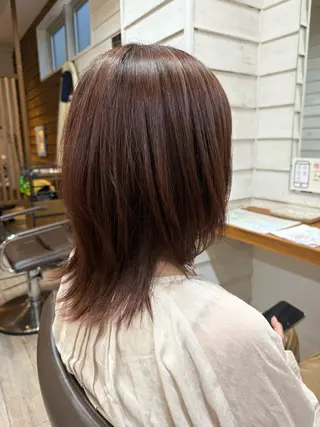 ミディアム 下島 優人のヘアスタイル