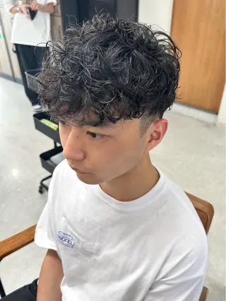 ショート パーマ メンズ メンズ似合わせ🪞 副店長 kotoriのヘアスタイル