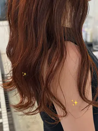 ロング カラー オト/レイヤー/ Wカラー/メンズのヘアスタイル