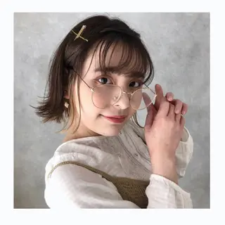 ミディアム カラー ❁⃘ ち だ り さ ❁⃘のヘアスタイル