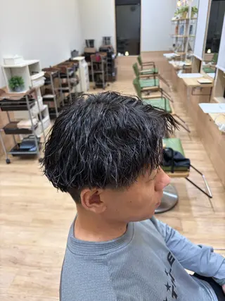 パーマ メンズ 小田 暉のヘアスタイル