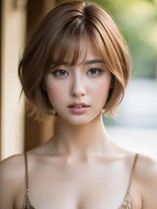 ショート 馬場 彩のヘアスタイル