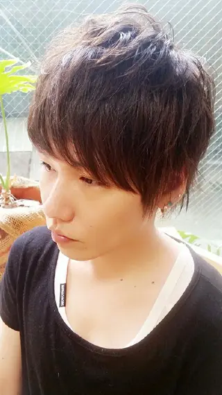 メンズ 湊 ヒロシのヘアスタイル