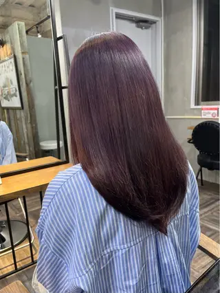 セミロング 村本 優依のヘアスタイル