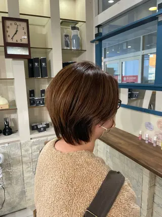 ショート luck みうのヘアスタイル