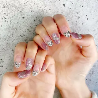 セミロング カラー パーマ ヘアアレンジ メンズ キッズ ネイル マツエク・マツパ アイブロウ Salon Ｋのネイルデザイン